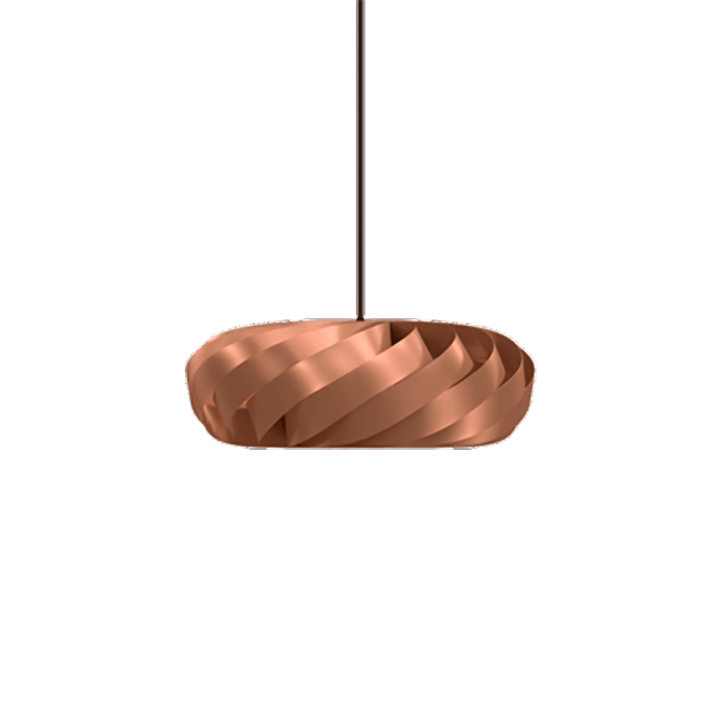 TR5 hanglamp, alu/koper, 40 x 18 cm