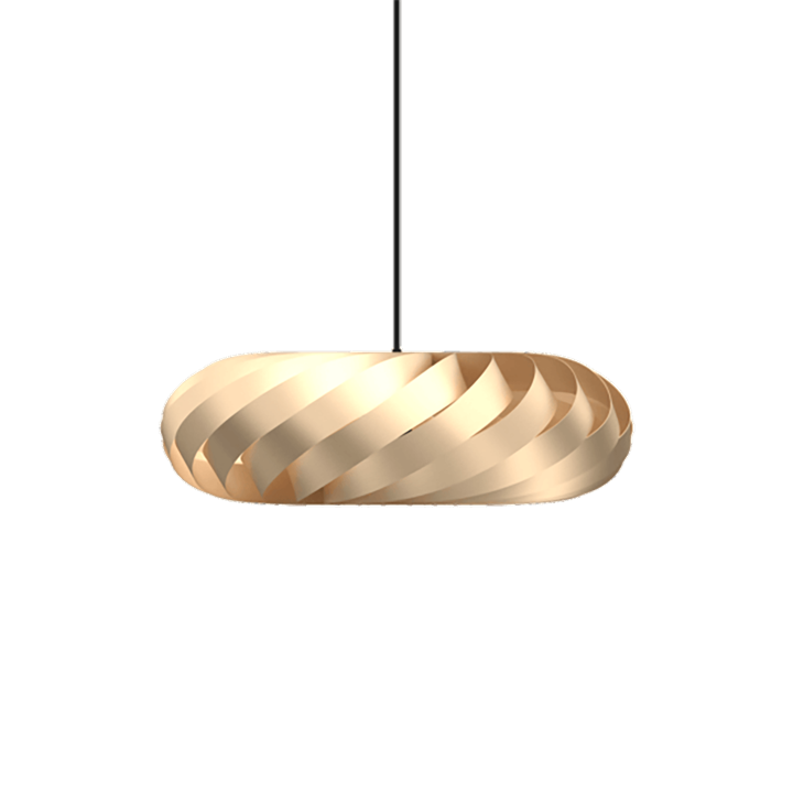 TR5 hanglamp, alu/goud, 60 x 20 cm