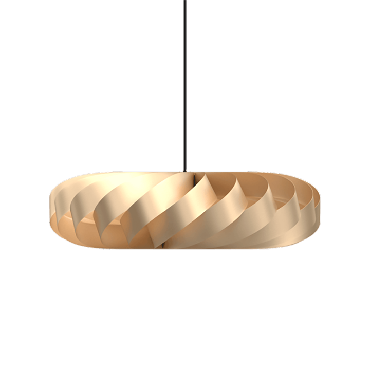 TR5 hanglamp, alu/goud, 80 x 22 cm