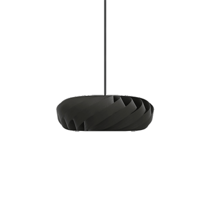 TR5 hanglamp, berk/zwart, 40 x 18 cm