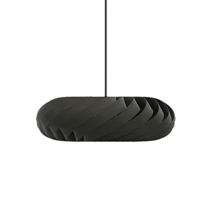 TR5 hanglamp, berk/zwart, 60 x 20 cm