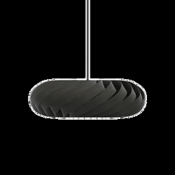 TR5 hanglamp, berk/zwart, 60 x 20 cm