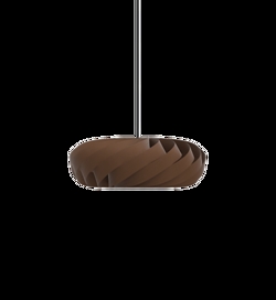 TR5 hanglamp, berk/bruin, 40 x 18 cm