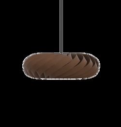 TR5 hanglamp, berk/bruin, 60 x 20 cm