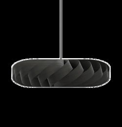 TR5 hanglamp, berk/zwart, 80 x 22 cm