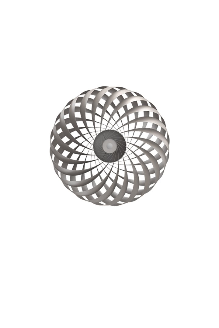 TR5 wandlamp, geborsteld alu/zilver, 60 x 20 cm