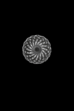 TR5 wandlamp, berk/zwart, 40 x 18 cm