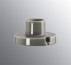 Onderdeel: Ifö E27-fitting grijs v/draadaansl., base T123,5 v/Opus+Ohm 140