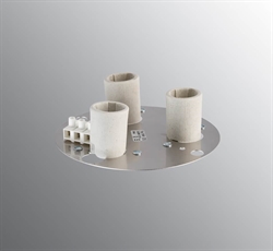 Onderdeel: Ifö Montageplaat 185,5 mm E14 3 x 28 W