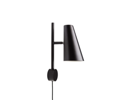 Cono wandlamp, zwart