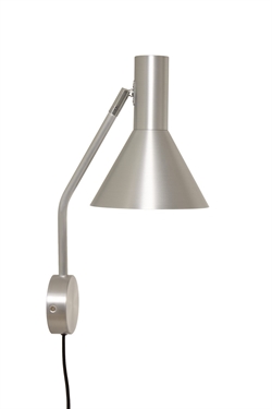 LYSS wandlamp, geborsteld aluminium