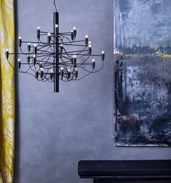 Flos 2097/30 kroonluchter LED, zwart