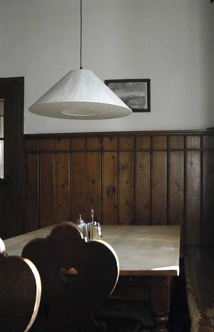 Knitterling hanglamp 200cm - met onderscherm