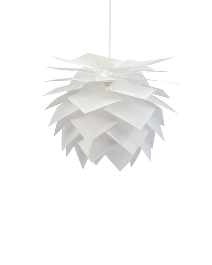 Pineapple D35 hanglamp, wit