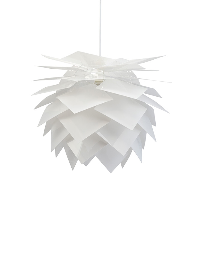 Pineapple D45 hanglamp, wit