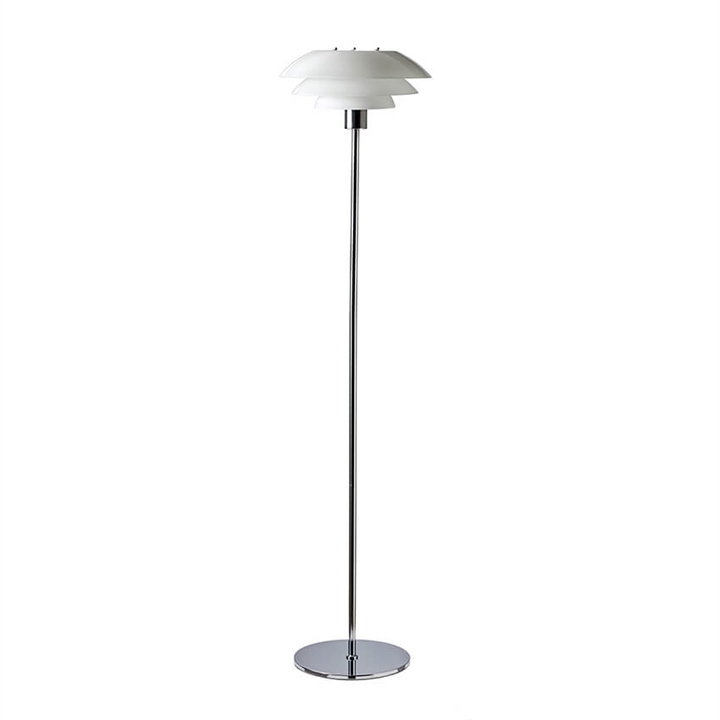DL31 vloerlamp, opaal