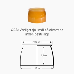 PH 3½-3 onderscherm, amberkleurig glas