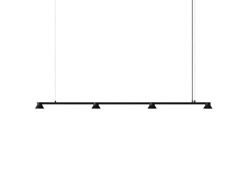 Hat Linear large hanglamp, zwart