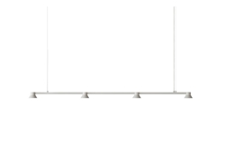 Hat Linear large hanglamp, warm grijs