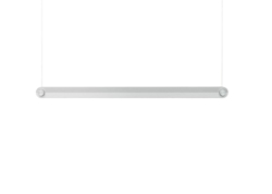 Dim Linear hanglamp, geborsteld aluminium