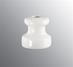 Onderdeel: Ifö Isolator, wit, Ø31 mm, hoogte 31 mm