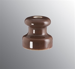 Onderdeel: Ifö Isolator, bruin, Ø31 mm, hoogte 31 mm