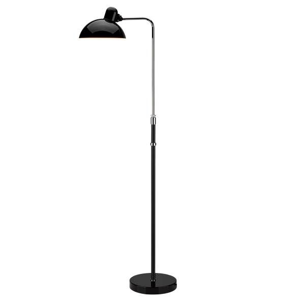 Kaiser idell 6580-F vloerlamp, zwart