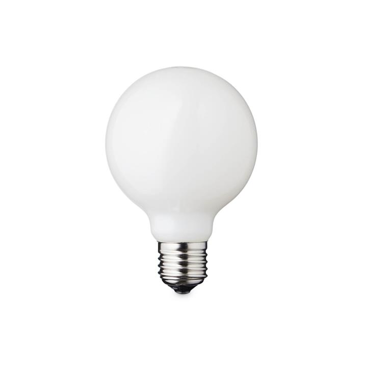 Globe Milky LED lamp, Ø80