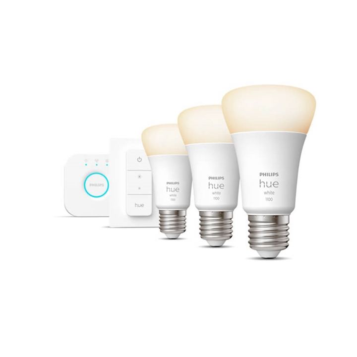 Philips Hue White startpakket 9,5W LED E27 (3-set)