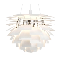 PH Artichoke Ø84 hanglamp, wit