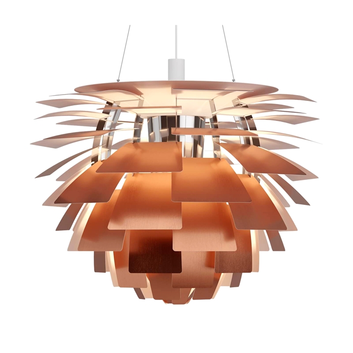 PH Artichoke Ø84 hanglamp, koper