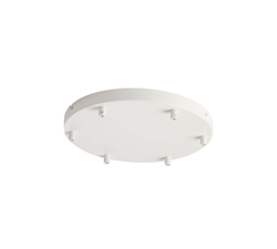 Woud baldakijn voor 6 hanglampen, wit