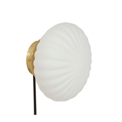 Kumu wandlamp Ø18, wit