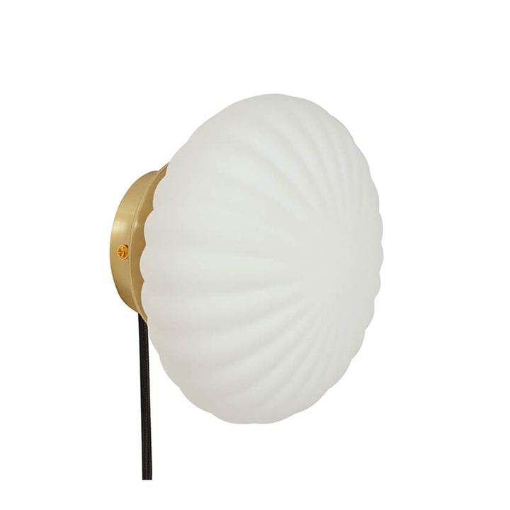 Kumu wandlamp Ø18, wit