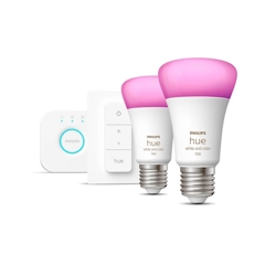 Philips Hue White and Color Ambiance Startpakket 9W LED E27 (2-set)