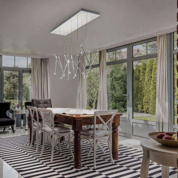 A-Tube Nano Duo hanglamp, chroom