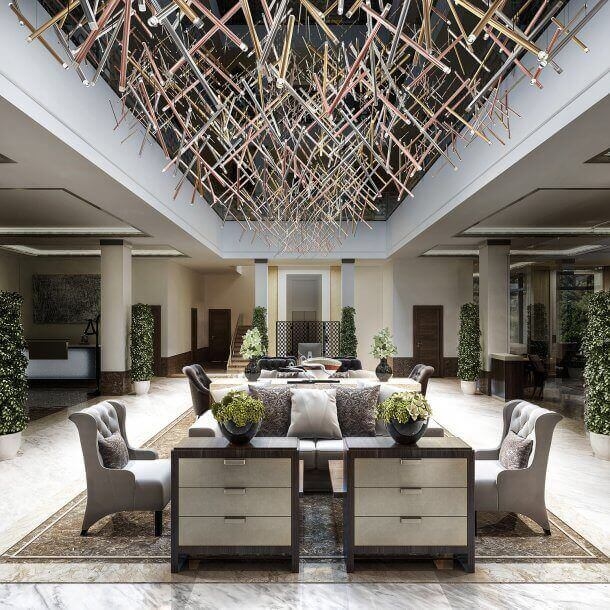 A-Tube Nano Duo hanglamp, roze goud