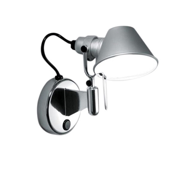 Tolomeo Micro Faretto, alu met schakelaar