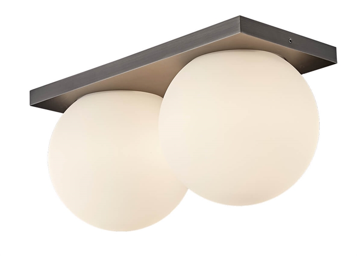 Palla C2135 wandlamp/plafondlamp, titanium