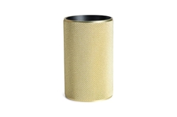Cylinder, messing grip (geribbeld)