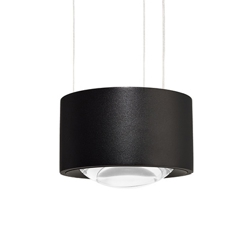 Easy Lens hanglamp, zwart