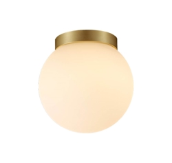 Palla Mini C90 wandlamp/plafondlamp, messing