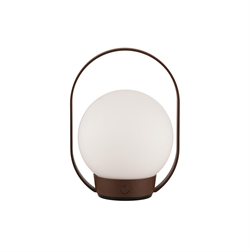 Palla T1 batterijlamp / tafellamp, roest