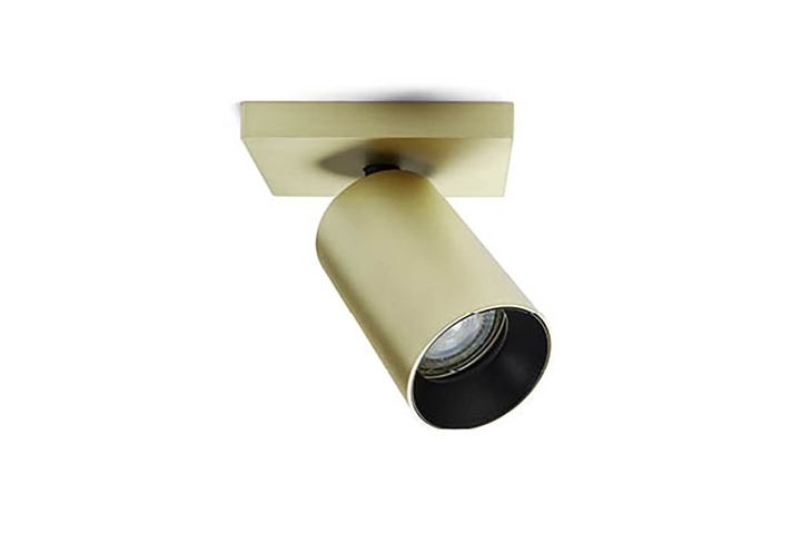 SpotOn1 plafondlamp/spot, messing