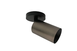 SpotOn Circle1 plafondlamp/spot, zwart/titanium