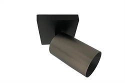 SPOTON1 plafondlamp/spot, zwart/titanium