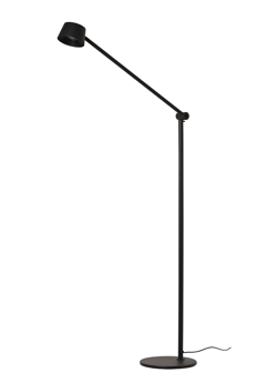 Direction F1 vloerlamp, zwart