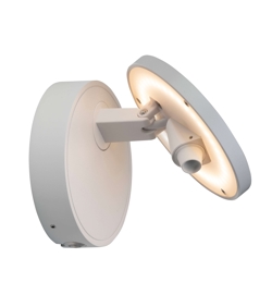 DOT W120 wandlamp met dimmer, wit/wit
