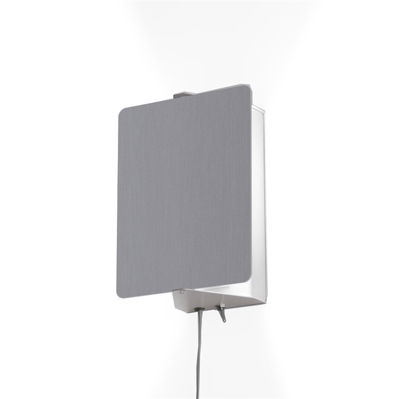 Applique À Volet Pivotant, wit aluminium