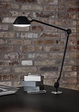 AQ01 tafellamp, zwart